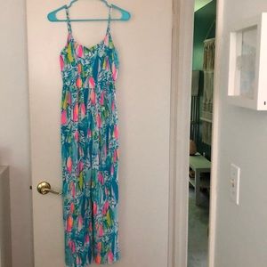 Lilly Pulitzer beach and bae jumpsuit READ LISTING